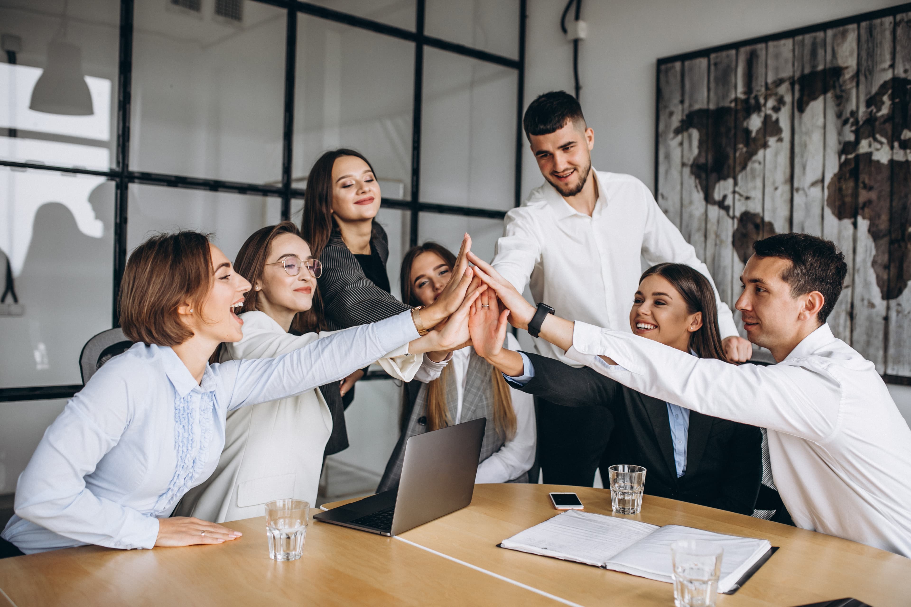 Techloom team working together