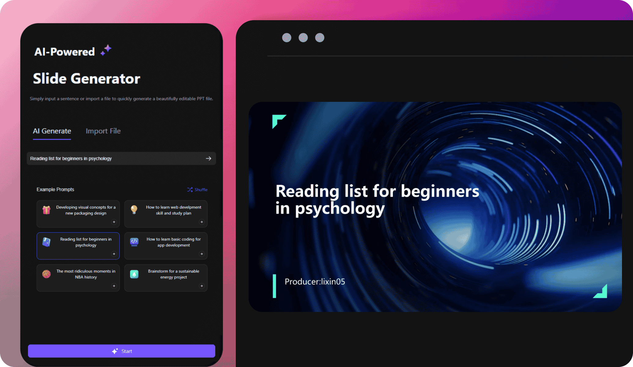Slides Generator